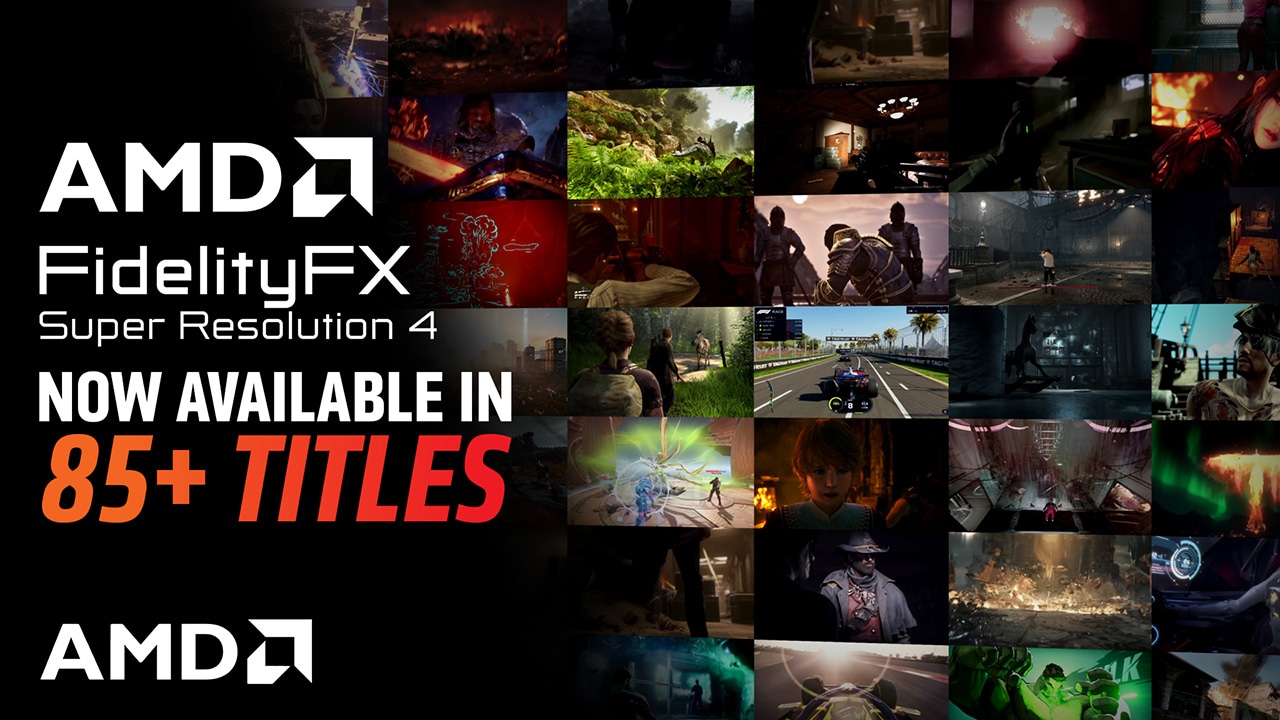 AMD FSR 4 in over 85 games