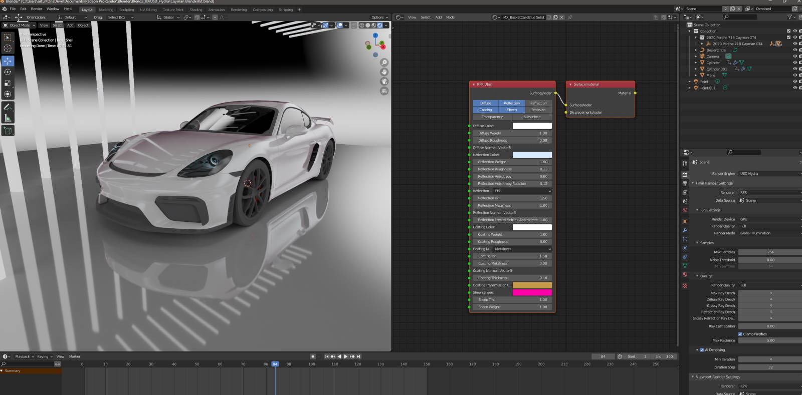 AMD USD™ Hydra™ plug-in for Blender®