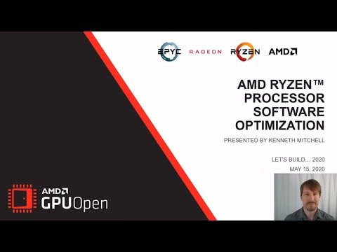AMD Ryzen Processor Software Optimization (Let’s Build 2020) – YouTube link