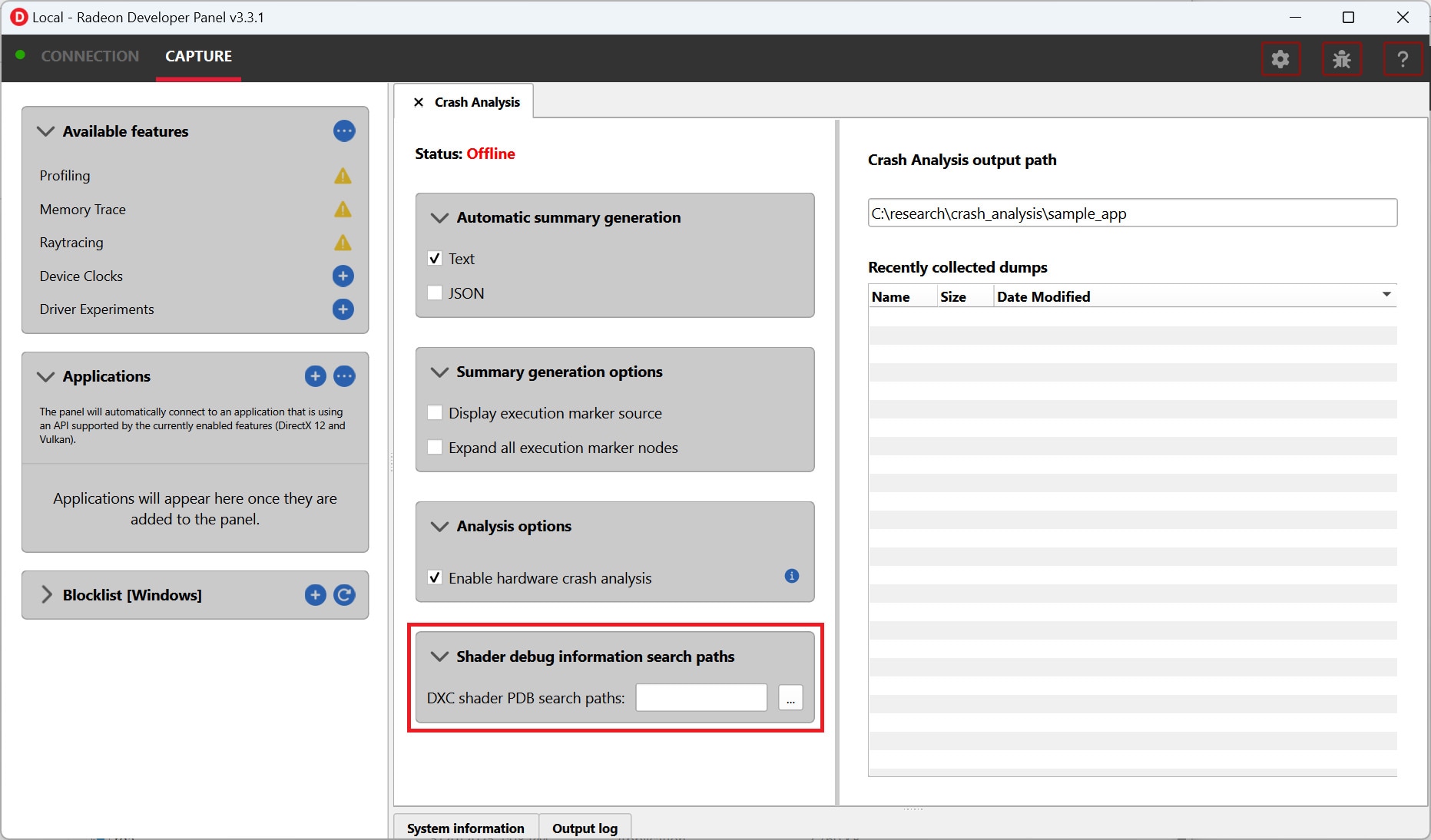 Enhancing AMD Radeon GPU Detective Output with DirectX Debug Information