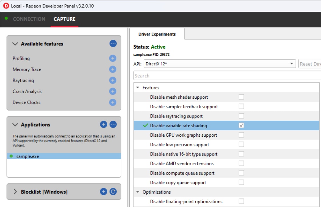 Introducing Driver Experiments