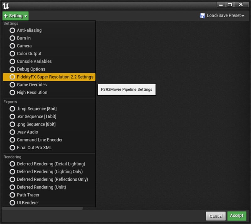 fsr_ue2_2_setting