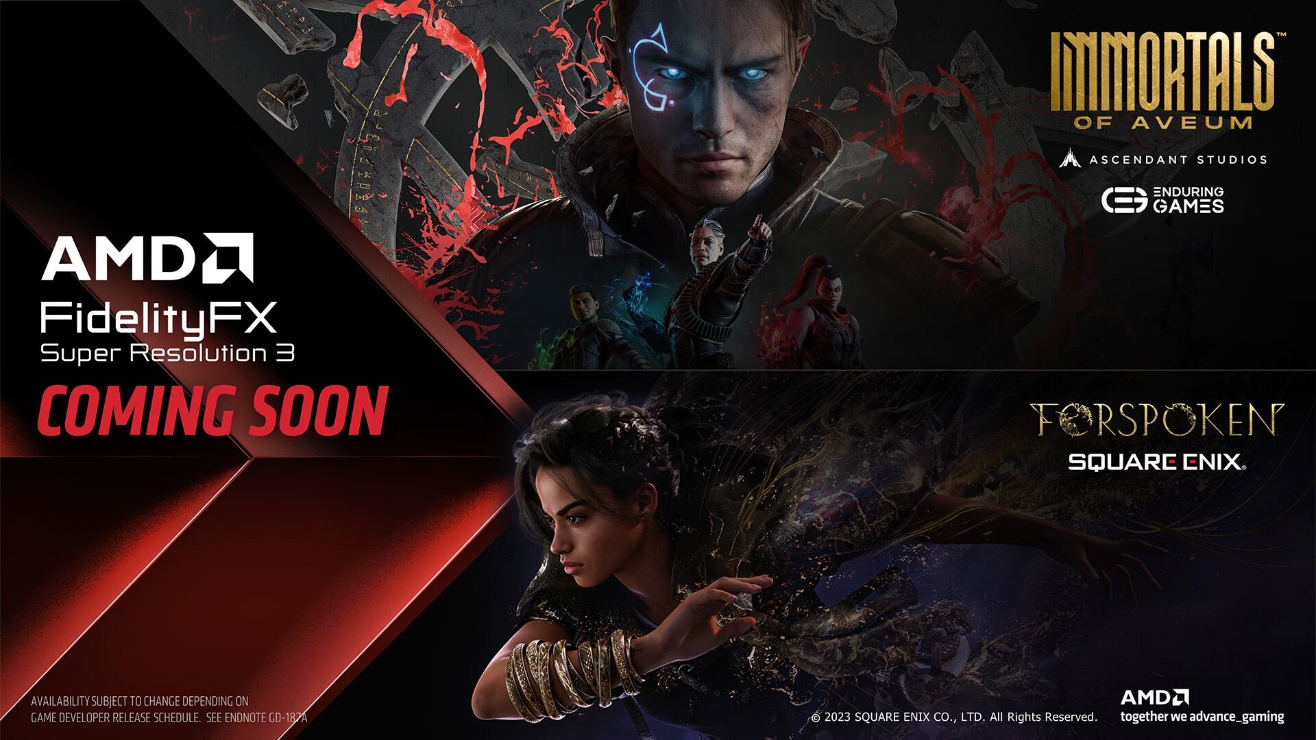 FSR 3 coming soon in Immortals Forspoken