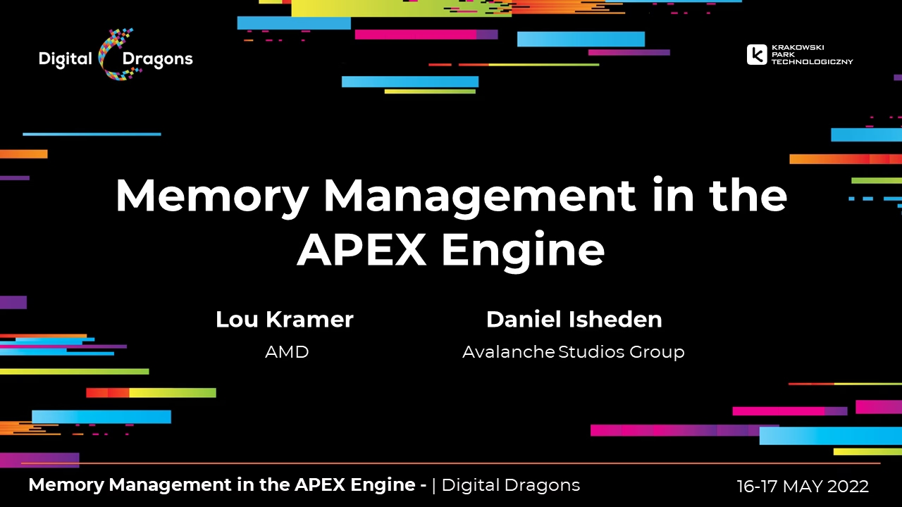 thumbnail for Memory Management in the APEX Engine - Digital Dragons 2022 video