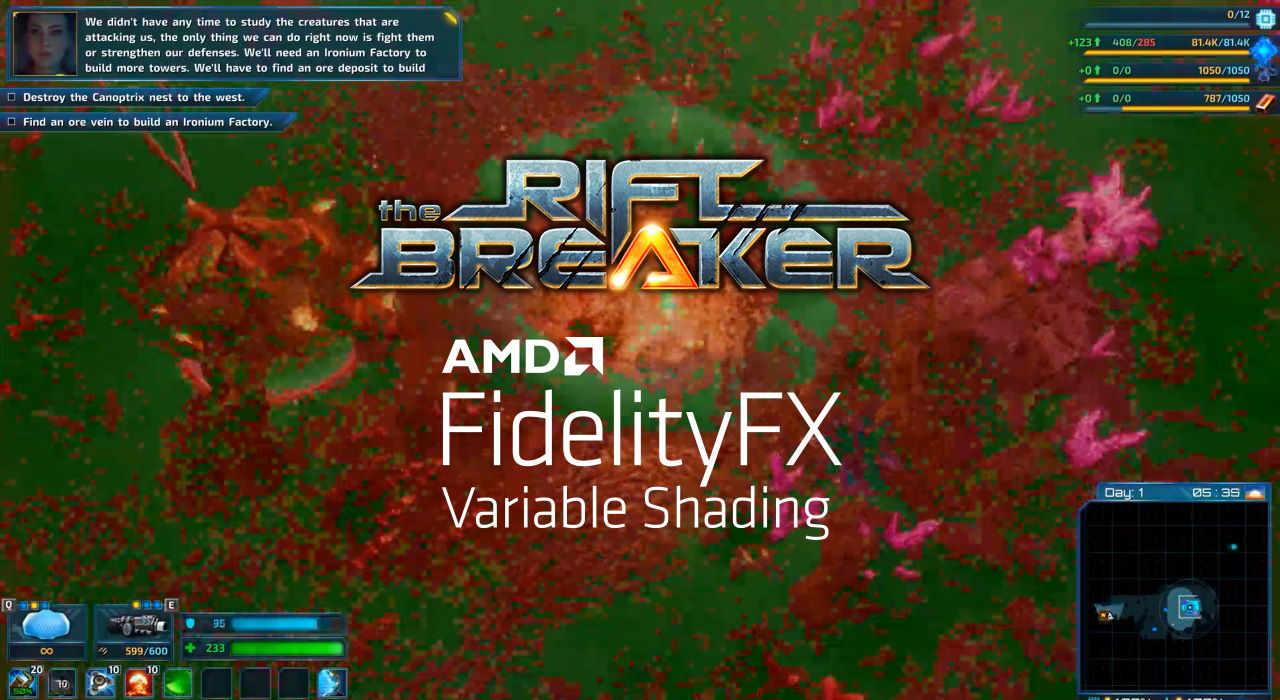 Integrating VRS in The Riftbreaker