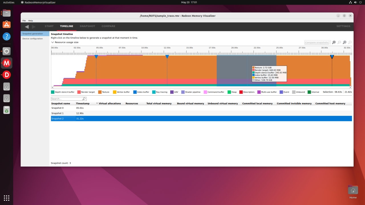 Announcing Radeon™ Memory Visualizer support for Linux