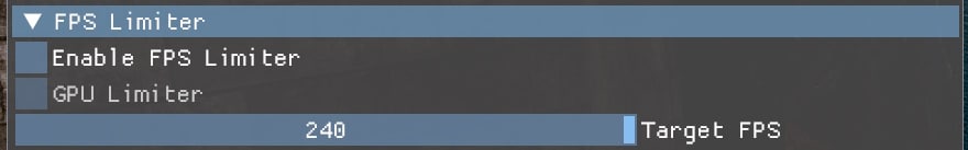 Limiter UI