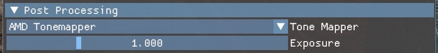 Post Processing UI