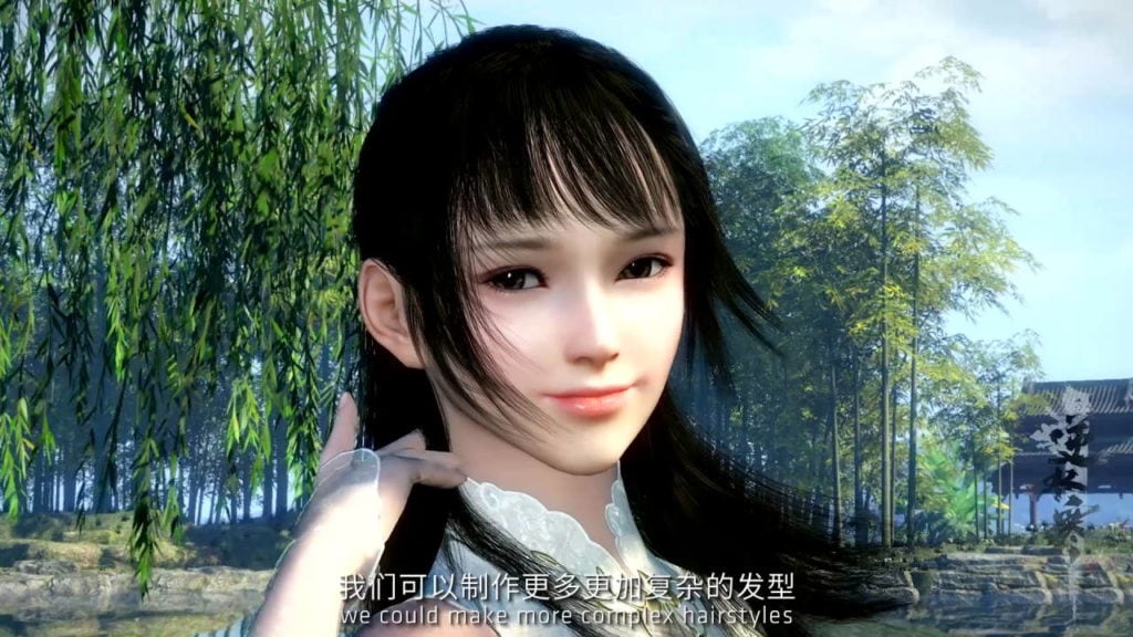 Working with NetEase to implement AMD TressFX video on YouTube