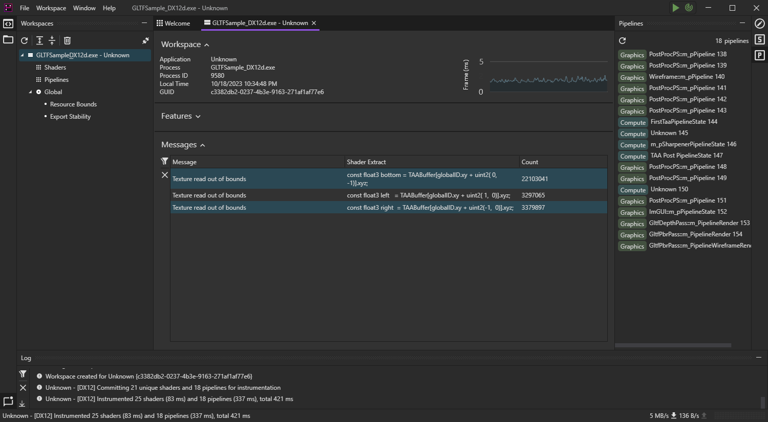 GPU Reshape Product Instrumentation