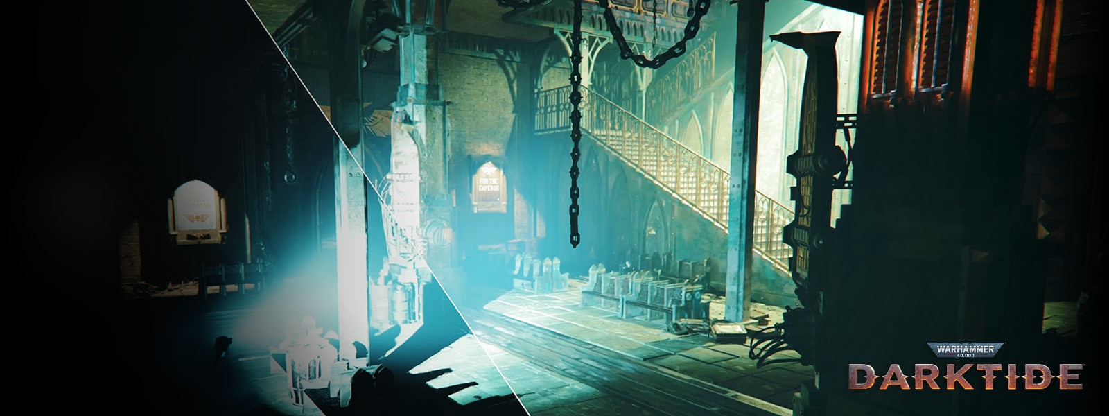 AMD FSR Radiance Caching Warhammer 40,000 Darktide banner