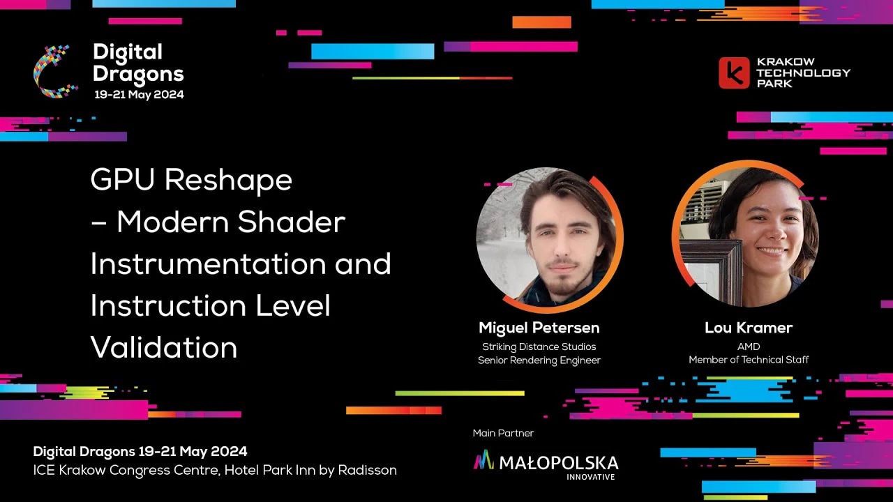 thumbnail for GPU Reshape – Modern Shader Instrumentation and Instruction Level Validation (Digital Dragons 2024) – YouTube link video