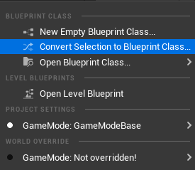 Make new blueprint class