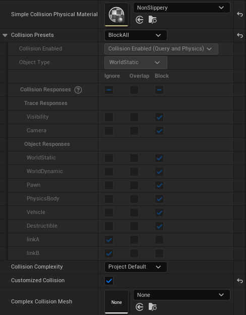 EaEe1 mesh collision