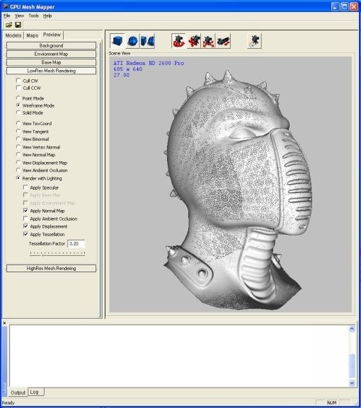AMD GPU MeshMapper - Mapping