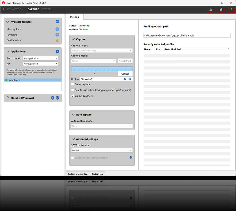 AMD RDP UI image