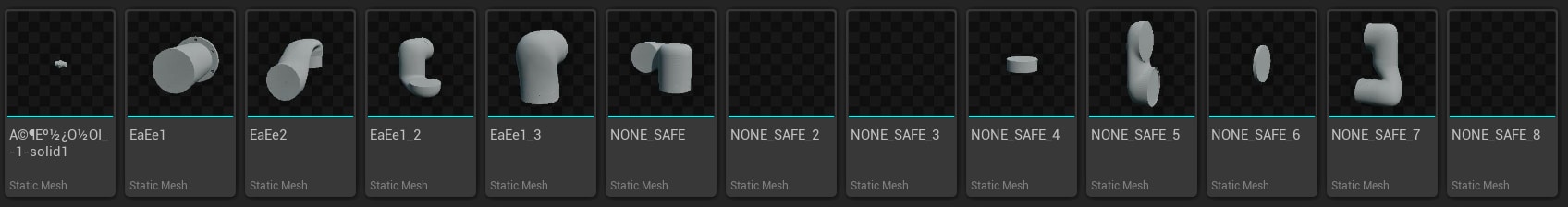 Static Meshed in Content