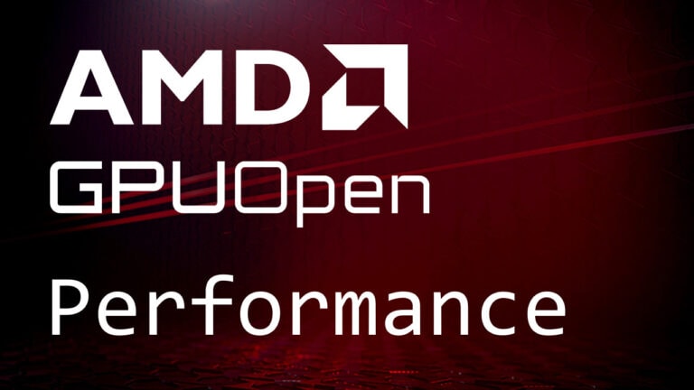 AMD GPUOpen Performance Guides