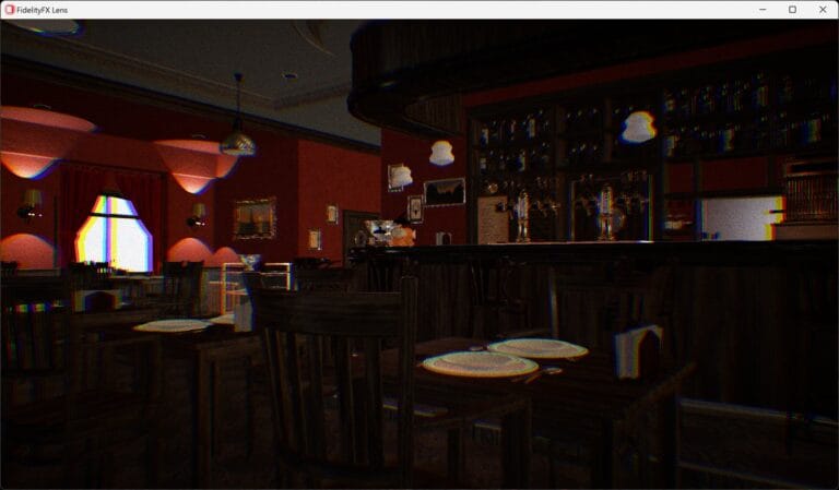 Lente FidelityFX - Bar Room